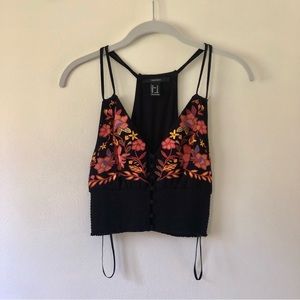 Forever 21 • floral crop top